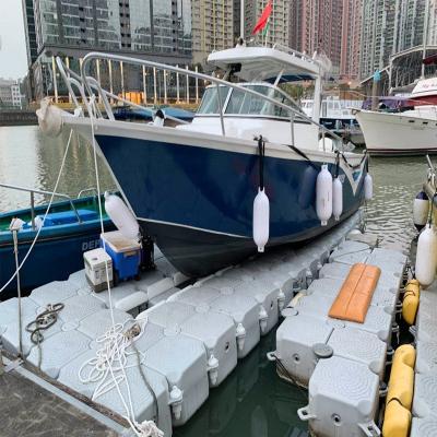 China Deck for pumps motor boat berth block yacht marina floating pontoon Malaysia plastic walkway sea scooter dock system for sale