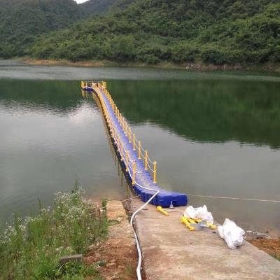 China Water Intake Environments Such As Reservoirs Float Bridge Water Intake Pump HDPE River Lake Reservoir Float Modular Pontoon Pump Station for sale