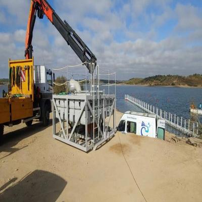 China Bridge For Pumps Customized Modular Bridge Seaside Pump Floating Pontoon Pumping Platform for sale