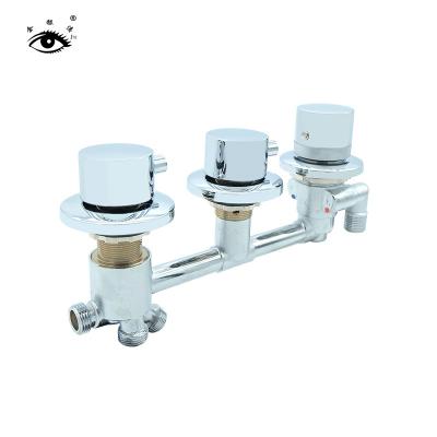 China Thermostatic Faucets Back Up Valve Accessories 4 Ways Faucet Shower Mixer Mixing Valve Low Moq Customization Good Prices Shower Trap Thermostatic Faucets for sale