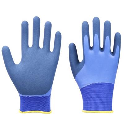 China Safety Lyeeang 13 Gauge Hand Protection Comfortable Breathable Nylon Glove En388 Abrasion Resistant Latex Coated Gloves For Operation for sale