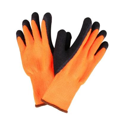 China Lyeeang Safety Comfortable High Protect Cold Room Protective Glove EN 388 Micro Nitrile Foam Coated Waterproof Warm Winter Gloves for sale