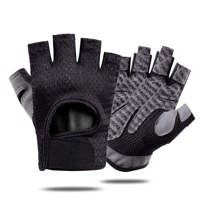 China Fashion Safety Lyeeang Half Finger Rod Mountain Bike Glove Half Finger Recycling Gloves Outdoor Sport Comfortable Cycle Wear Resistant For Men for sale