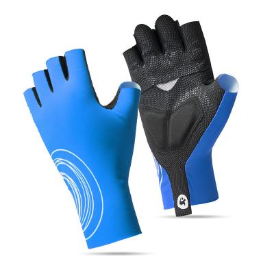 China Lyeeang Comfortable Half Finger Men's Rod Bike Riding Glove Mountain Cycle Outdoor Sport Cycling Gloves Anti Slip Safety Hot Sales for sale