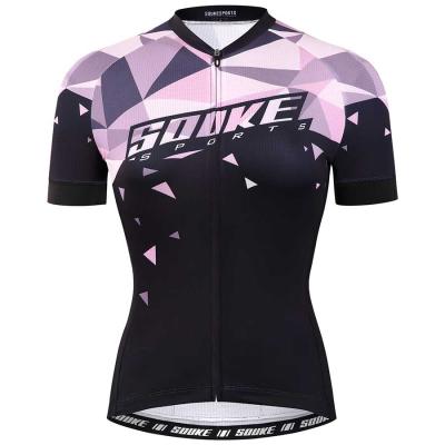 China Breathable Souke Sports Cycling Cycling Tank Top Women's Quick Dry T-Shirt For Riding for sale