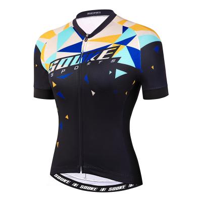 China China Vendor Breathable Custom Power Tape Cycling Jersey Women Printing Cycling Jersey Summer for sale