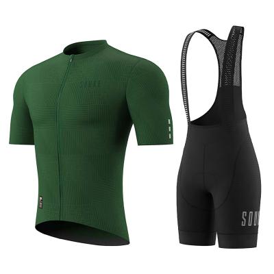 China Breathable Souke Sports Breathable Cycling Cycling Jersey Top And Bib Shorts Cycling Sets Mens Breathable Quick Dry Shorts for sale