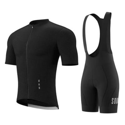 China Souke Breathable Men's Tank Top And Bib Lightweight Cycling Shorts Full Quick Dry Cycling Set for sale