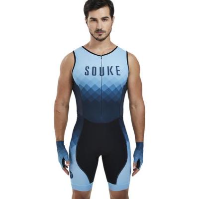 China Breathable Souke Sports Mens SL Skin Breathable Quick Dry Cycling Suit for sale