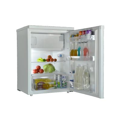 China Solid Steel Hotel Mini FridgeSmall Fridge Bar Fridge Compressor Single Door Mini Bar Fridge for sale