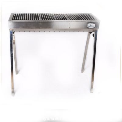 China Large Size Stainless Steel Area Charcoal Grill Most Popular Outdoor BBQ Grill Adjustable BBQ Grill for sale