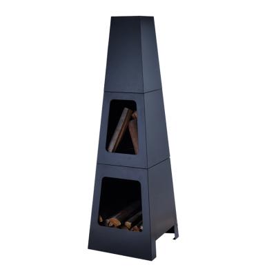 China High Quality Outdoor Chimenea Fire Chimney Outside Outdoor Fire Garden Chimney Pitplace 45.5*45.5*147cm for sale