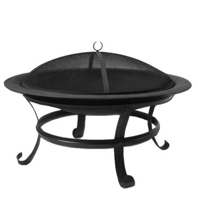 China Professional Manufacturing Stocked 30 Inch Fire Pit Outdoor Heater Antique Design Wood Burning Dome Fire Pit for sale