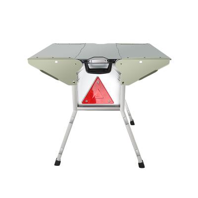 China Modern Professionally Made Portable Folding Camping Picnic Table With Large Storage Space for sale