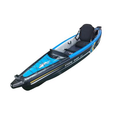 China Factory Direct Selling Adjustable Kayak 1 Person Seat Inflatable Boat Fishing Kayak With Paddles for sale