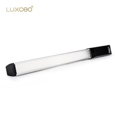 China PORTABLE 1000lm IR dual color control led video light wand LUXCEO Q508S with 2.1m stand tripod and ball head for photogtaphic lighting for sale