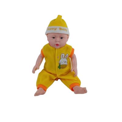 China Soft Rubber Dress Cartoon Girl Toy Child Baby Doll Simulation Baby Doll Talking Reborn Doll for sale