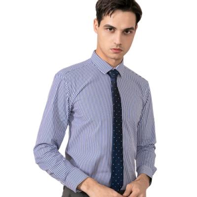 China Anti-pilling Comfortable Fashion Slim Fit Plus Men's Shirt Check Slim Business Formal Shirt for sale