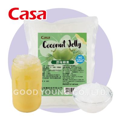 China Vietnam Viet Nam Nata De Coco Coconut Jelly Dice Normal HALAL Cube with Bubble Tea Ingredients for Layering Drinks for sale