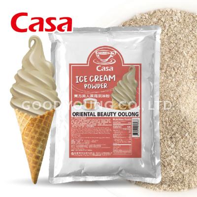 China Instant Flavor Halal Oriental Instant Oolong Beauty Ice Cream Serving Ice Cream Powder Mix for sale