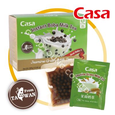 China Taiwan's Good Young House Instant Ready-Made Bubble Jasmine Green Milk Tea Set with Boba Tapioca Straws and Pearl for sale