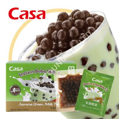 China Hot Selling Taiwan Instant Tea Premium Instant Boba Jasmine Green Milk Pearl Milk Tea Ready To Eat Pearl for sale