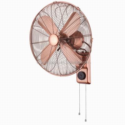 China 12 Inch 35w Copper Classic Metal Wall Fan Wall Mounted Fan for sale