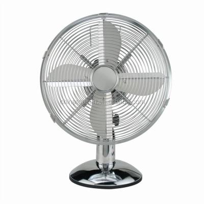 China Retro 12v 12v DC Brushless Hotel Table Fan for sale