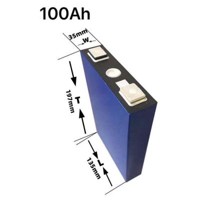 China Toys Deep Cycle 3.2V Lifepo4 100Ah Prismatic Cells For Solar System for sale