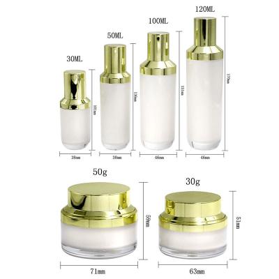 China Schraubkappe Kosmetikverpackung Set Kosmetikprodukt Verpackung 50 ml 60 ml 100 ml 120 ml zu verkaufen