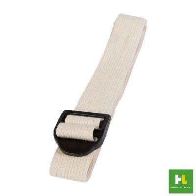 China Stay Healthy Custom Logo Style Fitness Elastic Cotton Loop Yoga Strap Rectangular Belt for sale