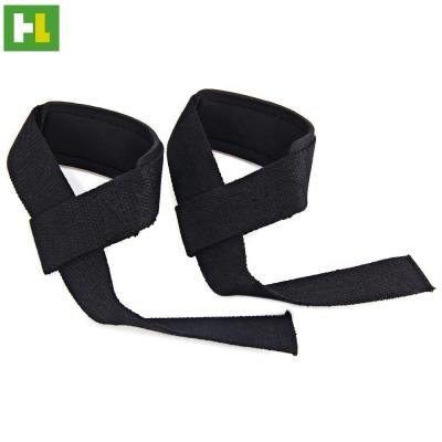 China OEM Customized Adjustable Gym Weightlifting Wrist Wraps Gym Fitness Weight Lifting Straps for sale