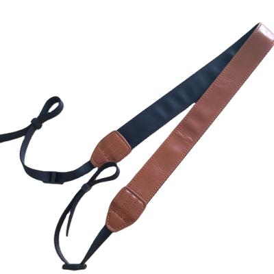 China Custom hot sale best logo canvas camera strap dslr leather camera strap for sale