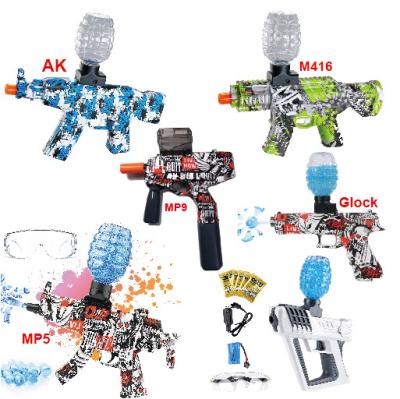 China 2022 New Best Mvg Airsoft Toy Bb Gun Sponge Plastic Gel Toy Guns Out Door Shooting Electronic Splatter Ball Toys M416 AK47 MP5 for sale