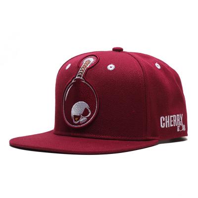 China 6-Panel Hat New Fashion Embroidery Logo Adjustable Hip Hop Cap Flat Brim Baseball Caps High Quality Unisex Snapback Hats for sale