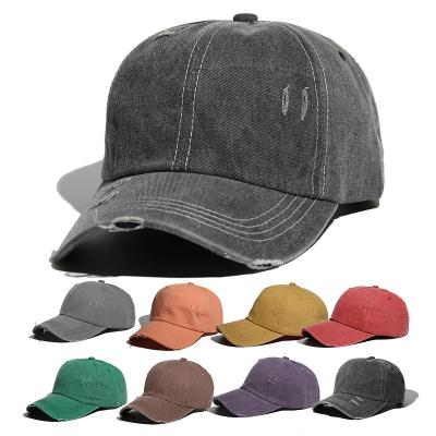 China COMMON 2022 Wholesale 100% cotton Unstructured Baseball Cap Embroidery Custom Dad Hat for sale