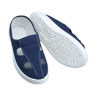 China PU Canvas Outsole Four Seasons High Quality Anti-Static Esd Breathable Comfortable Unisex Shoes for sale