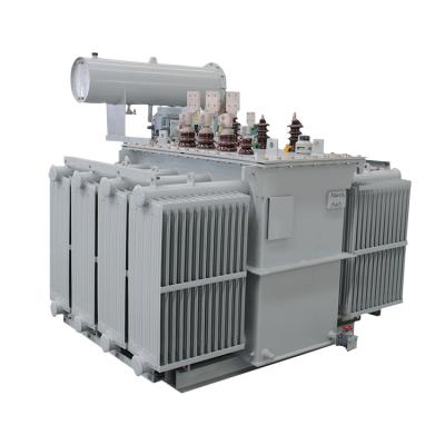 China Power Sealed Alloy Power Transformer 25kva 15mva 500kva Amorphous Oil Cooled Transformer With Oil Conserver Tank 3 Phase for sale