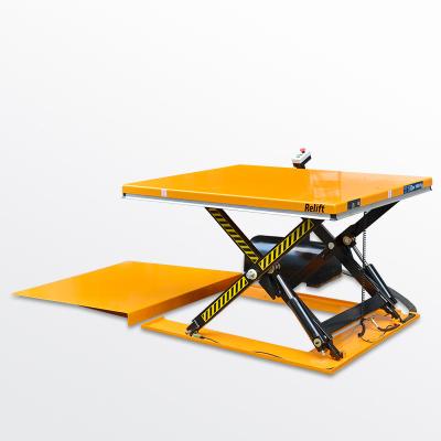 China Construction Material Shops Hydraulic Lift Super Low Electric Platform Hydraulic Lifting Platform EHY1005 for sale