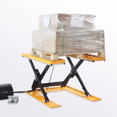 China Hotels 2 Tons Stationary Scissor Lift Table Pallet Jack Lift Platform Scissor Lifts for sale