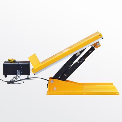 China Garment Shops Inclined Platform Lift 750kg Fixed Scissor Lift Table Incline Lift Platform ALT750 for sale