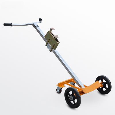 China Garment Shops Hand Drum Lifter Manual Oil Drum Lifter Tilting Drum Lifter With Lightweight Rubber Wheels 450 Kg Trolley Tool DE450B for sale