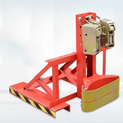 China Hotels Forklift Attachment Drum Lifter 360 Kg Barrel Forklift Drum Hold Down High Quality Hot Sale Oil Drum Lifter DG360B for sale