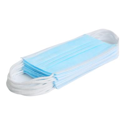 China Adult Good Quality Non Woven Disposable Medical Face Mask 3 Ply Face Mask for sale