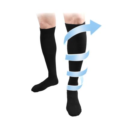 China Long Lasting Miracle Compression Knee Boots Blood Circulation Breathable Fat Burn Leg Slimming Boots Male Anti Fatigue Socks for sale