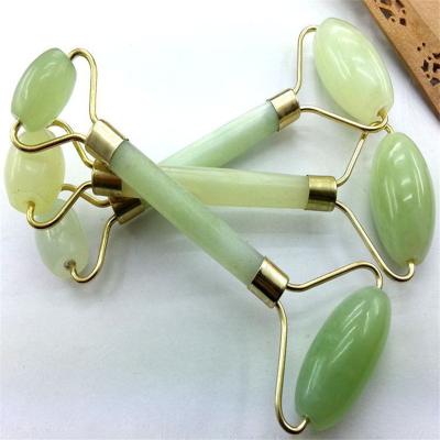 China Jade Roller Jade Face Slimming Face Massager Double Head Facial Body Neck Nature One Device Face Massager Jade Roller for sale