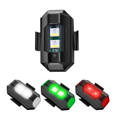 China K1426 LED Anti-Collision Warning Light USB Charging Mini Signa Drone Strobe Light Indicator Motorcycle LED Strobe Lights K-670289968208 for sale