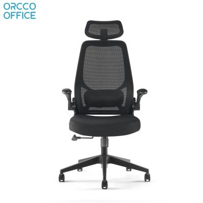 China Orcco Hot Sale Ergonomic Comfortable Plastic Back Mesh Office Desk Chair Mesh Office Chairs for sale