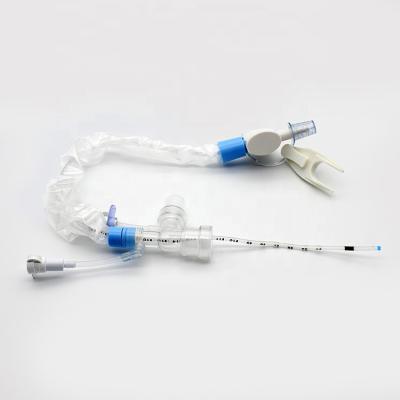 China Hot Selling PVC OEM Chinese Manufacturer Medical Disposable Suction Catheter Factory CE Closed Suction System for sale