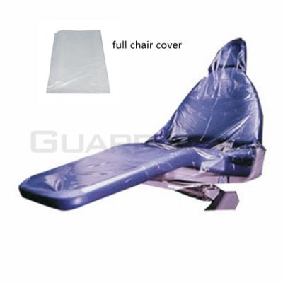 China PE Dental Supplies Chair Cover Plastic Sheath Dentist Chair Full Sleeve Disposable Dental Cover for sale